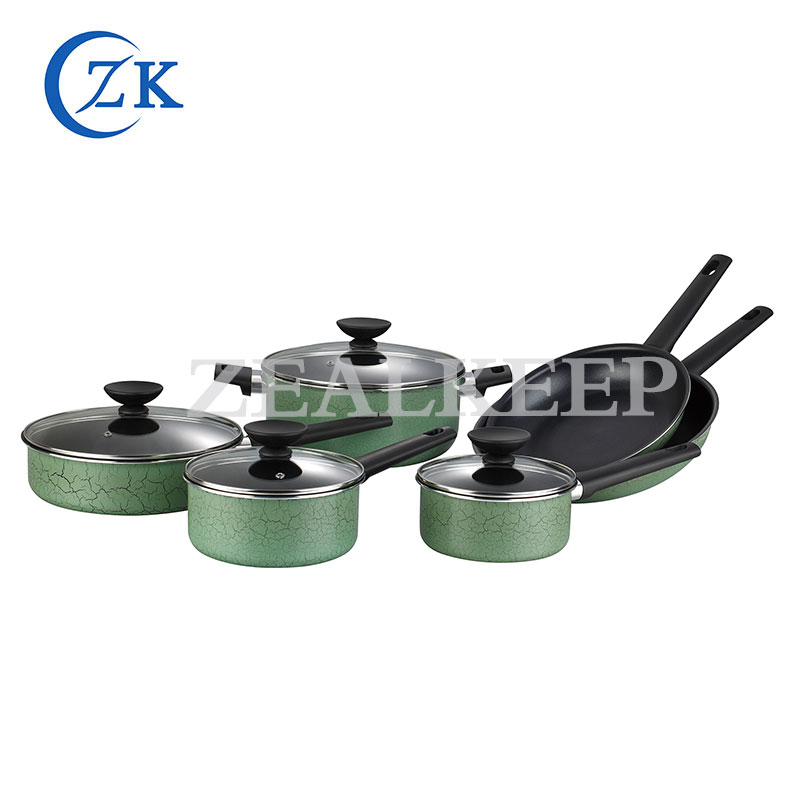 Rolled Edge Aluminium Nonstick Köksredskap Set